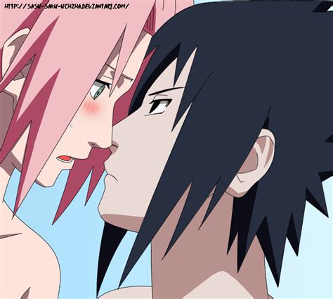 naruto shippuden sasuke and sakura kiss